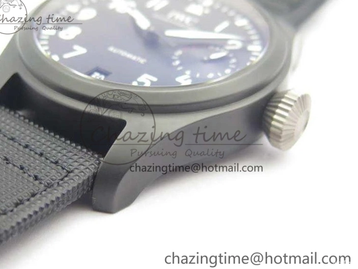 MIROTIME 0815 Big Pilot Real PR IW502001 Real Ceramic ZF 1:1 Best Edition On Black Calfskin Strap A51111 V Seasonal 7227